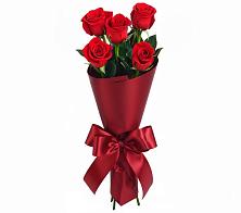 Букет 5 Красных роз Эдлесс Лав в Новый Быт