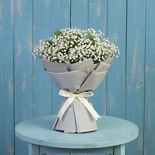 Букет цветов из:  Гипсофила в Новый Быт