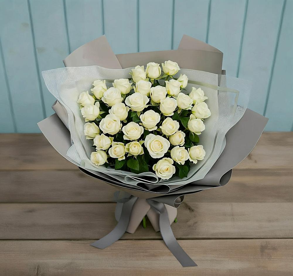 Букет Белоснежная нежность в Новый Быт