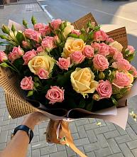 Букет цветов из:  Розы #REPLACE_PRED# Новый Быт