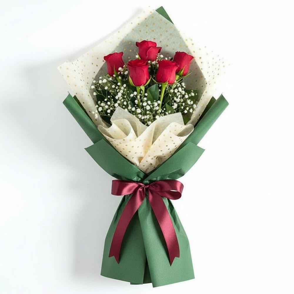 Букет цветов из: Розы в Новый Быт