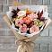Букет цветов из: Гвоздики, Хризантемы и Розы в Новый Быт