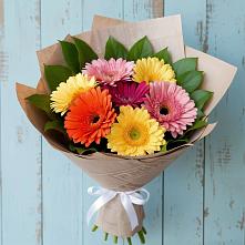 Букет цветов из:  Герберы #REPLACE_PRED# Новый Быт