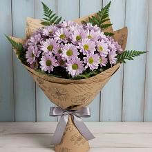 Букет цветов из:  Хризантемы в Новый Быт