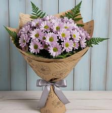 Букет цветов из:  Хризантемы в Новый Быт