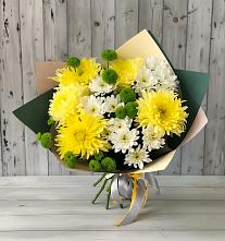 Букет цветов из:  Хризантемы в Новый Быт