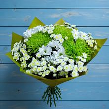 Букет цветов из:  Хризантемы #REPLACE_PRED# Новый Быт