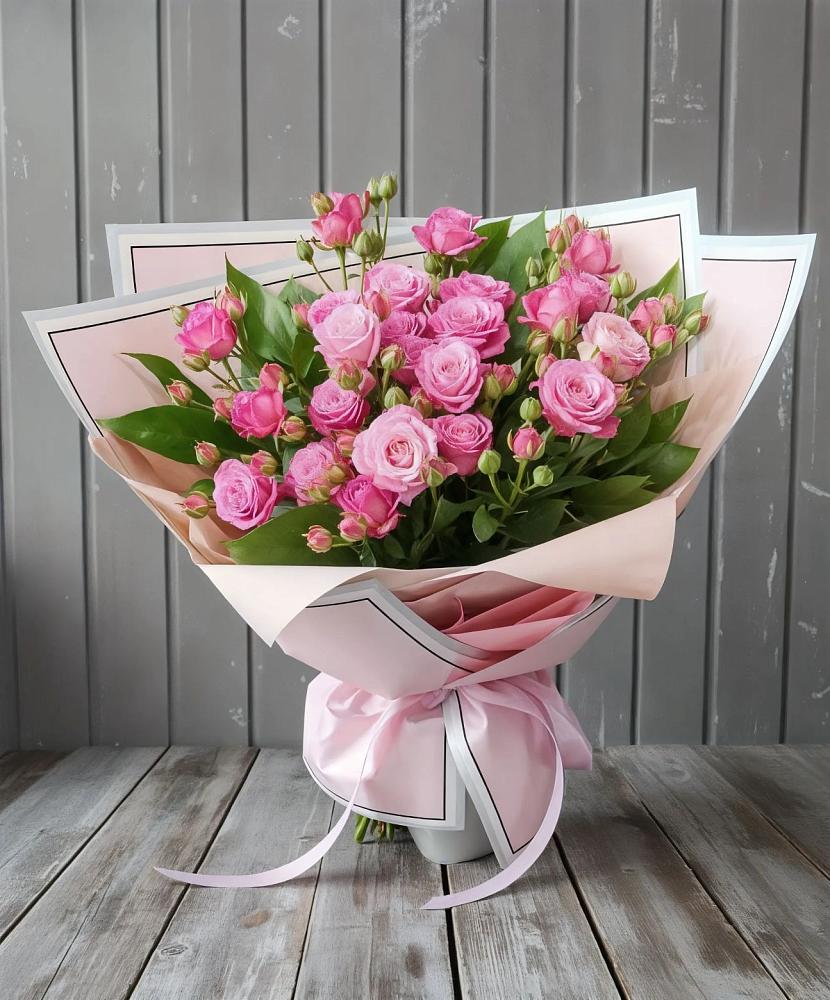 Букет Розовый кустик в Новый Быт