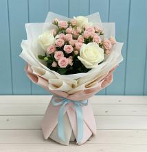 Букет цветов из:  Розы в Новый Быт