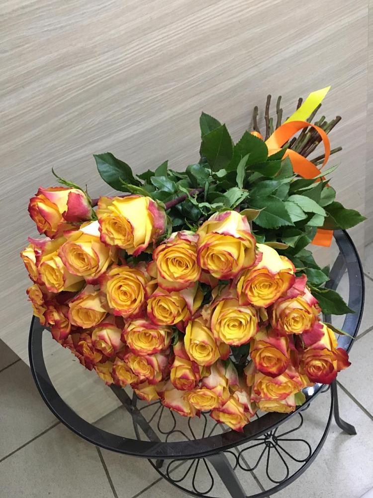 Букет Желтые розы в Новый Быт