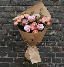 Букет цветов из:  Розы #REPLACE_PRED# Новый Быт