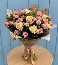 Букет цветов из:  Розы #REPLACE_PRED# Новый Быт