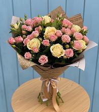 Букет цветов из:  Розы в Новый Быт