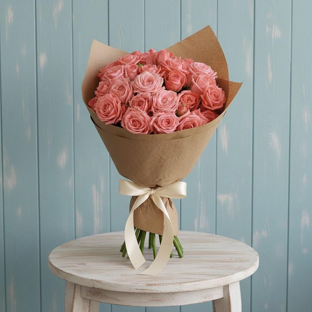 Букет цветов из: Розы в Новый Быт