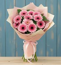 Букет цветов из:  Герберы в Новый Быт