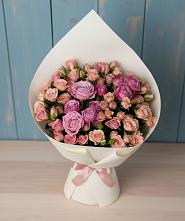 Букет цветов из:  Розы #REPLACE_PRED# Новый Быт