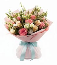 Букет цветов из:  Розы и Лизиантусы #REPLACE_PRED# Новый Быт